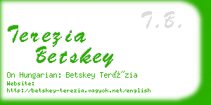 terezia betskey business card